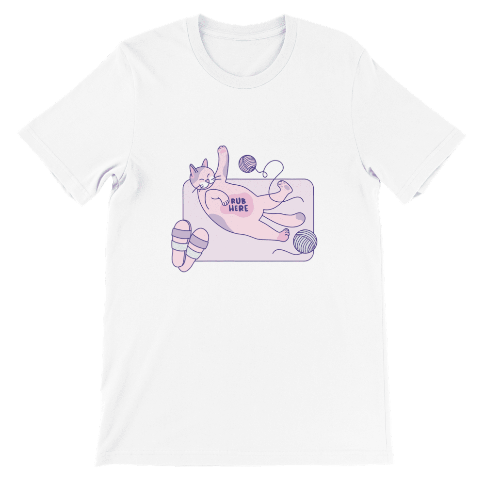 Rub Here Cute Kitty t-shirt