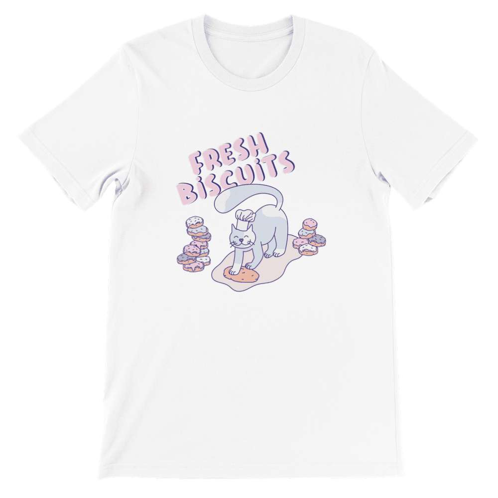 Fresh Kitty Biscuits Unisex Crewneck T-shirt
